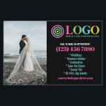 Fotos mit dem Logo "Black Pink" für kleine Unterne Flyer<br><div class="desc">Schwarz-Gelb-Marketing-Flyer für Ihr kleines Unternehmen personalisiert mit Ihrem Logo, Fotos, QR-Code und benutzerdefinierten Text. Personalisierte Promo-Flyer für Ihr kleines Unternehmen, vielleicht Fotografie, Landschaftsgestaltung, Beauty, Wellness, und vieles mehr. Fügen Sie Fotos, Adresse, Social Media, Telefonnummer und alle Informationen hinzu, die Ihre zukünftigen Kunden und Kunden benötigen könnten. Generische Marketing-Flyer, die mit...</div>