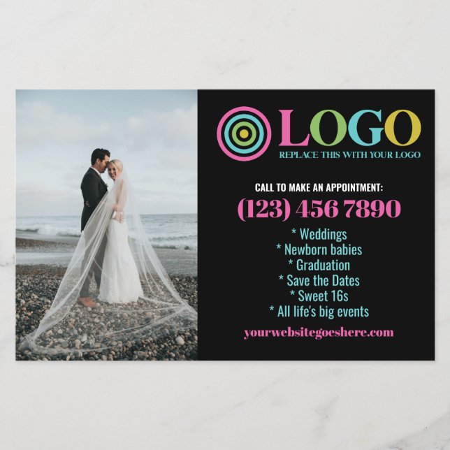 Fotos mit dem Logo "Black Pink" für kleine Unterne Flyer (Vorne)