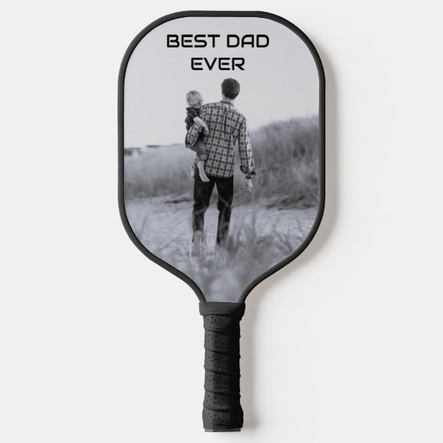 Fotos Papa, der beste Vater je Vater Pickleball Schläger (Vorderseite)