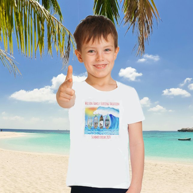 Fotos Sommersurfen an der Küste T-Shirt (Von Creator hochgeladen)