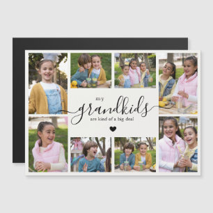 Fotos von Enkelkindern - Fotocollage-Geschenk für Magnetkarte