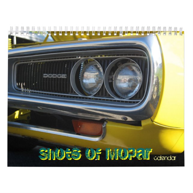 Fotos von Mopar Calendar by WIZARD Fotografy Kalender (Titelbild)