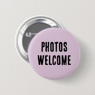 Fotos Willkommen Button   Foto-freundliches Pin-Ab