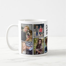 Fotosammlung der Familie 9 Bilder Name hinzufügen  Kaffeetasse