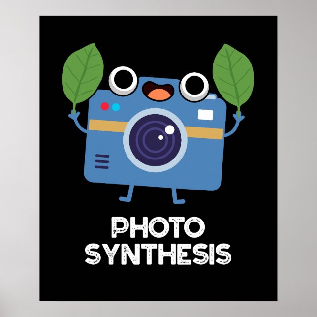 Fotosynthese Funny Camera Pub Dark BG Poster (Vorne)