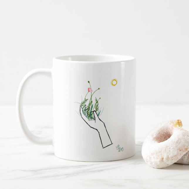 Fotosynthese-Tasse Kaffeetasse (Mit Donut)