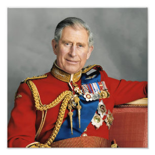 Fotovergrößerung von König Charles III Fotodruck