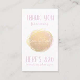 Fotovoltaik-Gutscheinkarte Visitenkarte