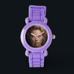 Fotovorlage benutzerdefiniert armbanduhr<br><div class="desc">Dieses Design kann in dem Bereich personalisiert werden, der durch das Ändern des Fotos und/oder Textes zur Verfügung gestellt wird. Sie können auch angepasst werden, indem Sie auf Vorlage personalisieren klicken und dann auf die Schaltfläche klicken, um weitere Optionen anzupassen, um die Hintergrundfarbe zu löschen oder zu ändern, Text hinzuzufügen,...</div>