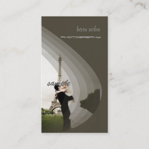 Fotovorlage, fügen Sie Ihre eigene Visitenkarte