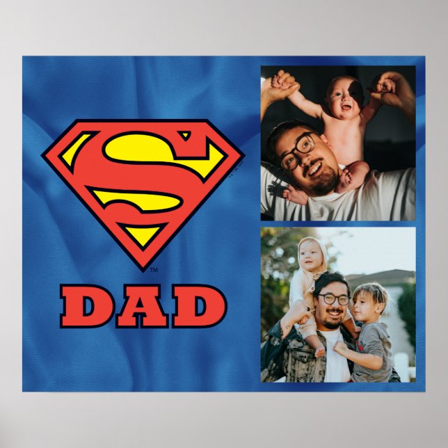Fotovorlage für Super Vater Poster (Vorne)