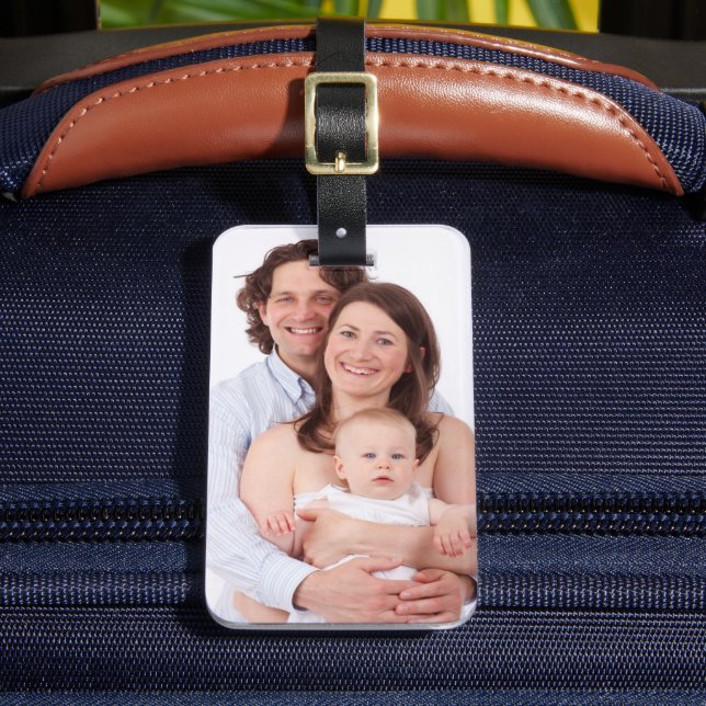 Fotovorlage individuell anpassen Personalisiert Gepäckanhänger (Vorderseite Insitu 2)
