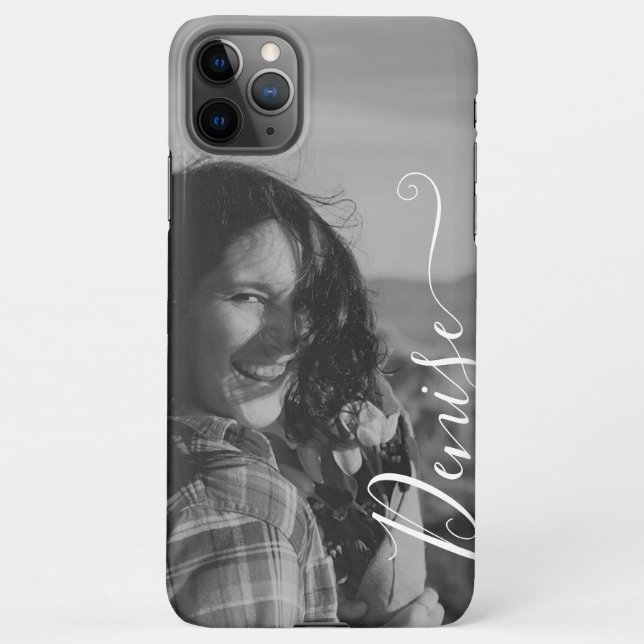 Fotovorlage Kalligrafie Handschrift Schriftart Nam iPhone Hülle (Rückseite)