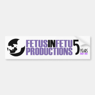 Fötus in Fetu Autoaufkleber 5 Jahre