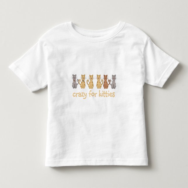Fou pour des T-shirts et des cadeaux de minous (Devant)