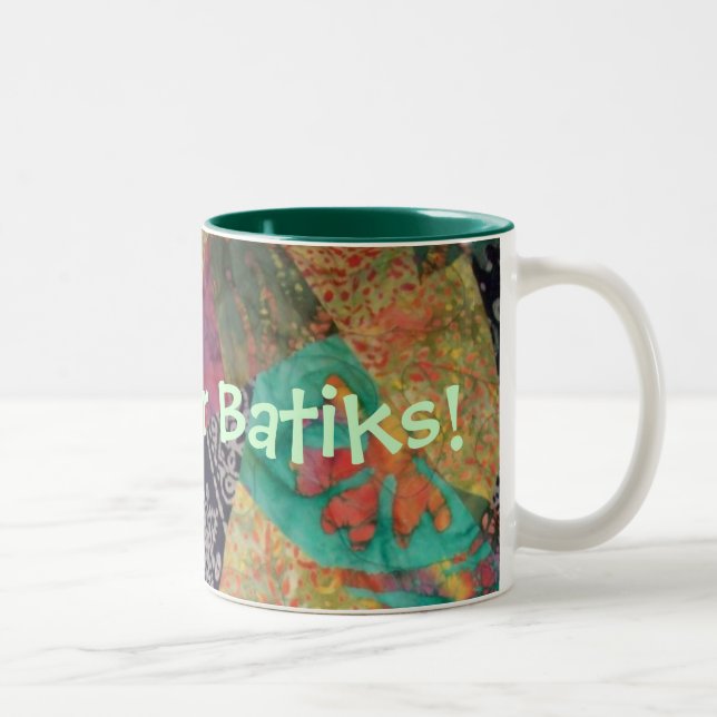Fou pour la tasse de batiks (Droit)