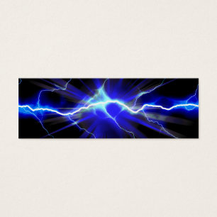 Foudre rougeoyante bleue ou électricité