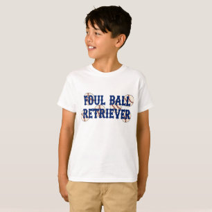 Foul Ball Retriever Cooperstown NY Baseball T-Shirt