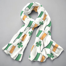 Irlande Drapeau et Lucky Clover Motif St Patrick's