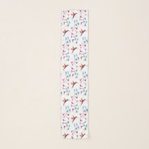 Oiseau Art Floral Hummingbirds