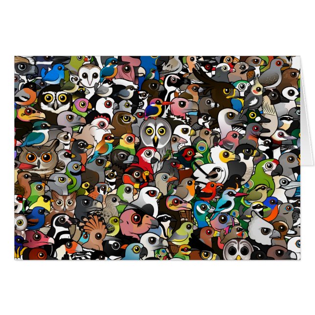 Foule de Birdorable (Devant horizontal)