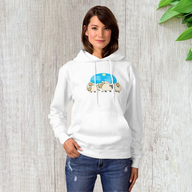 Foule de femmes moutons Sweat - shirt à capuche (Créateur téléchargé)