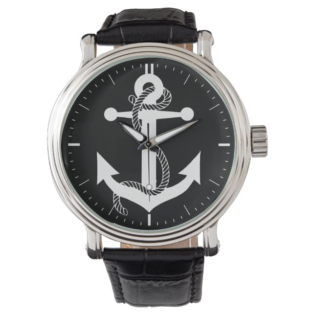 Fouled Anchor Armbanduhr (Vorderseite)