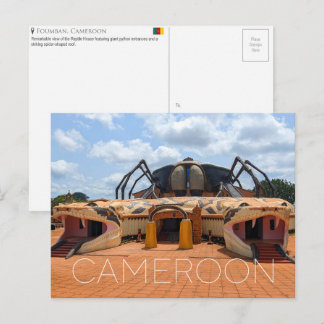 Foumban, Kamerun Reise-Postkarte Postkarte