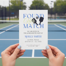 Found Her Match Pickleball Bachelorette Itinerary 