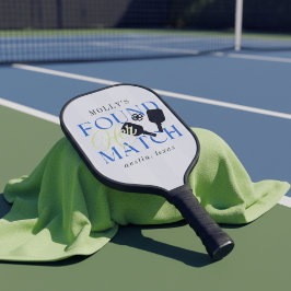 Found Her Match Pickleball Sporty Bachelorette Pickleball Schläger