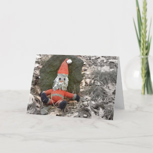 Found Santa Doll Feiertagskarte