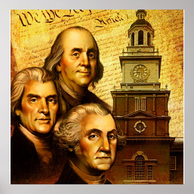 Founding Fathers Poster (Vorne)