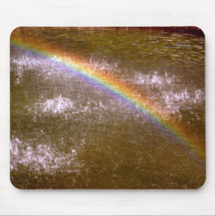 Fountain Rainbow Mousepad