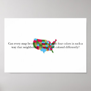 Four Color Theorem Poster
