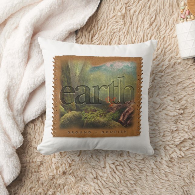 Four Elements - Earth - Pillow Kissen (Decke)