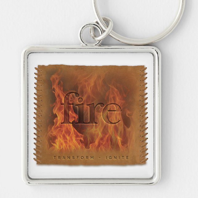 FOUR ELEMENTS - Fire - Keychain Schlüsselanhänger (Vorne)