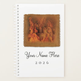 Four Elements - FIRE - Personalized Day Planner Planer