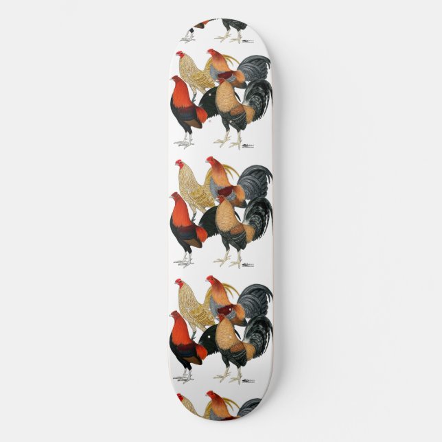 Four Gamecocks Skateboard (Vorderseite)