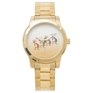 Four Kokopelli Armbanduhr
