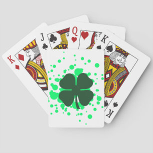 four leaf clover bubbles spielkarten