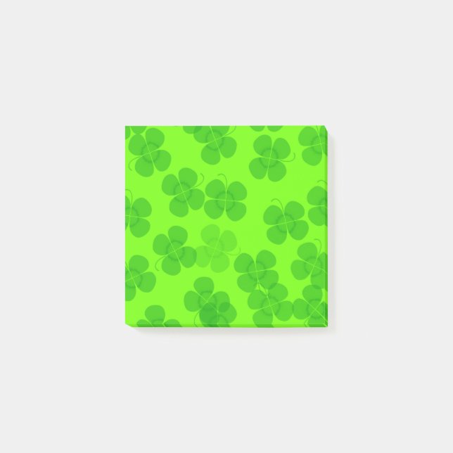 Four Leaf Clovers Post it Notes Post-it Klebezettel (Vorderseite)