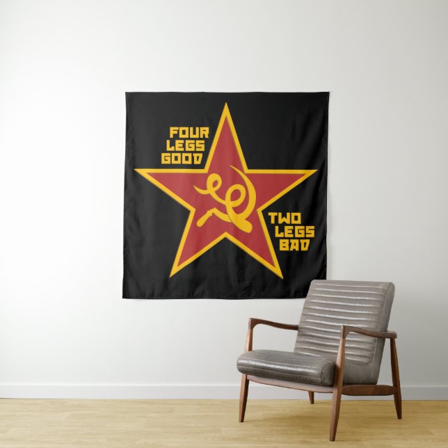 Four legs good wandteppich (Beispiel)