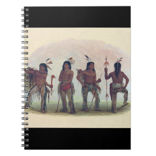 Four Navajo Warriors Notizblock