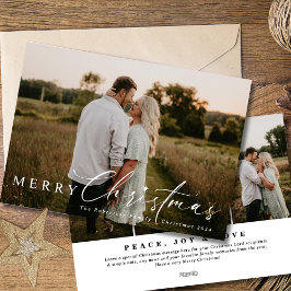 Four Picture Modern Religious Christmas Star Feiertagskarte