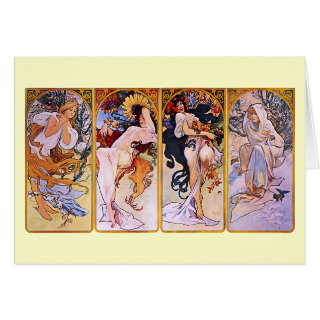 Four Seasons Alfons Mucha (Vorderseite (Horizontal))