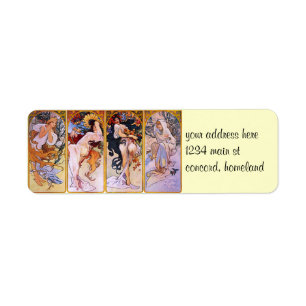 Four Seasons Alfons Mucha