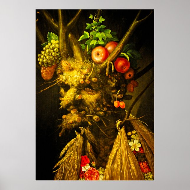 Four Seasons - Giuseppe Arcimboldo Poster (Vorne)