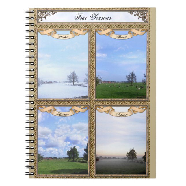 Four Seasons Notizblock (Vorderseite)