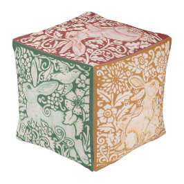 Four Seasons Rabbits Designer Pouf Foot Stuhl Hocker