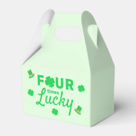 Four Times Lucky 4th Birthday Geschenkschachtel